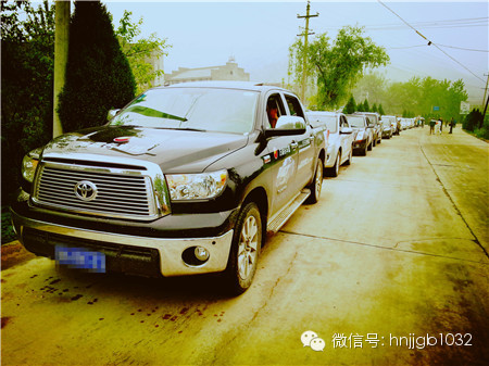 長長的車隊，每次活動都是這么給力！