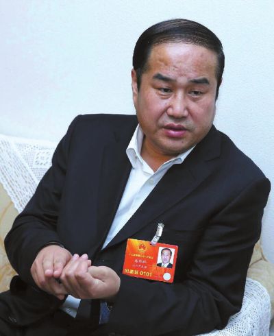 保定市長馬譽峰。資料圖片