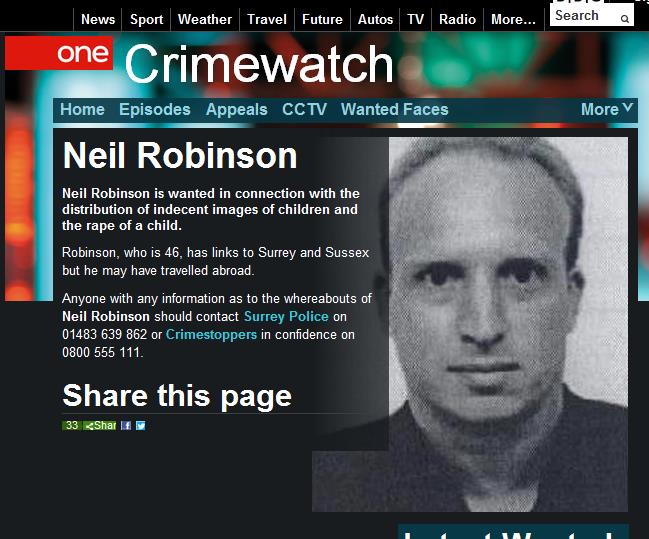 據(jù)英國(guó)廣播公司（BBC）網(wǎng)站消息，英國(guó)警方正在通緝一名涉嫌傳播淫穢兒童照片和性侵兒童的逃犯，有跡象顯示，他有可能潛伏在中國(guó)北京的國(guó)際學(xué)校當(dāng)老師。