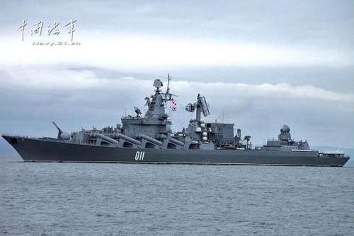 瓦良格號(hào)巡洋艦。
