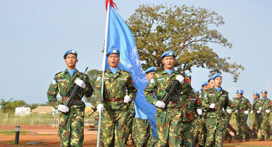 資料圖：中方將派遣700名官兵前往南蘇丹進(jìn)行維和。