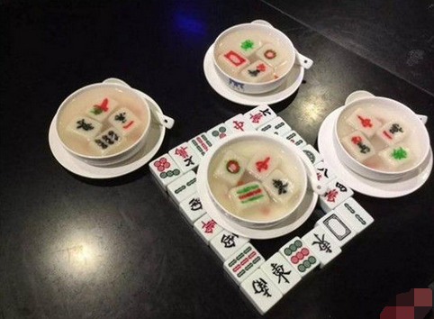來碗清一色！火鍋店推出創(chuàng)意麻將湯圓