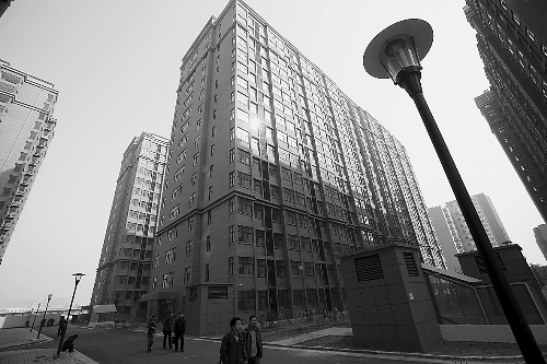 已基本建成的公租房。記者 史長(zhǎng)來 攝