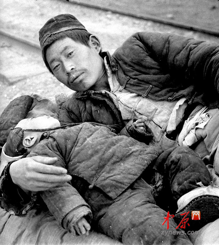 饑荒受災(zāi)者，父與子