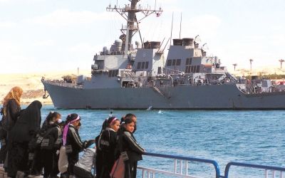 美國海軍“馬漢”號驅(qū)逐艦（資料圖片）。圖/CFP
