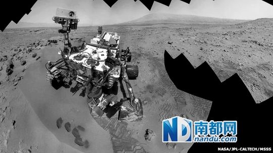 “好奇”號(hào)探測(cè)器在火星上發(fā)現(xiàn)水。