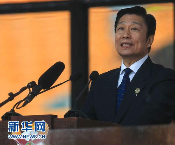 12月10日，國(guó)家副主席李源潮在南非約翰內(nèi)斯堡出席南非政府為前總統(tǒng)曼德拉舉行大型官方追悼活動(dòng)并致辭。