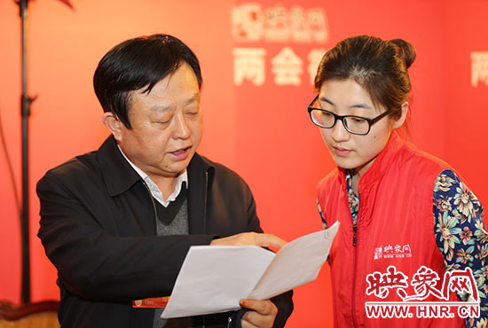 全國人大代表喬彬接受映象網(wǎng)采訪。