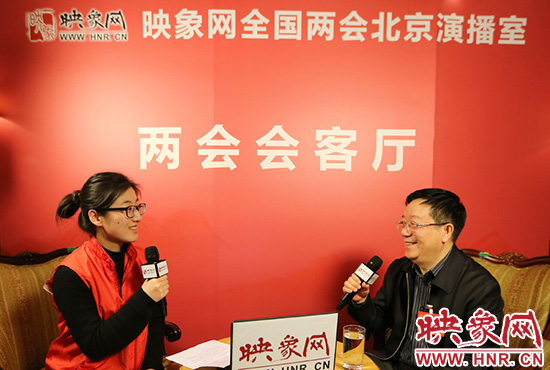 全國(guó)人大代表鄭永和做客映象網(wǎng)全國(guó)兩會(huì)北京直播室。
