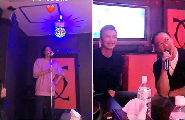 謝霆鋒王菲為陳奕迅老婆慶生。