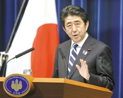  日本首相安倍晉三。