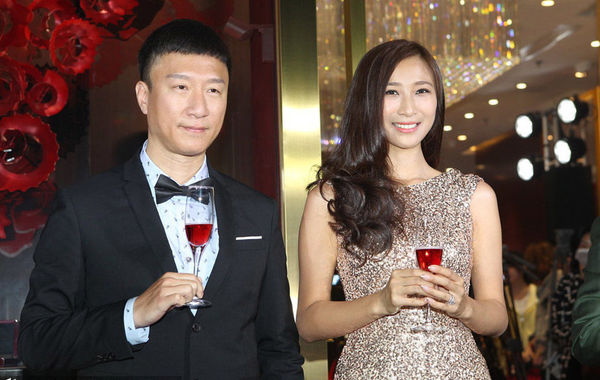 圖為孫紅雷、王駿迪夫婦。