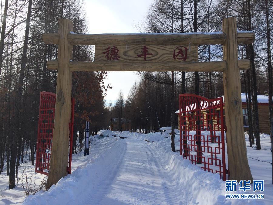 北山一隅的穗豐園（2013年12月8日攝）。新華社記者程子龍攝