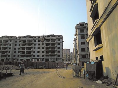 　適園雅居小區(qū)，已建起13棟住宅樓。