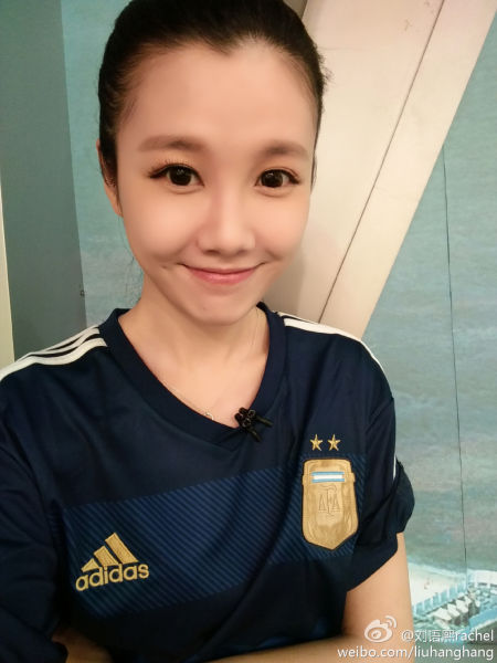 今夜，“烏賊劉”穿上了阿根廷球衣