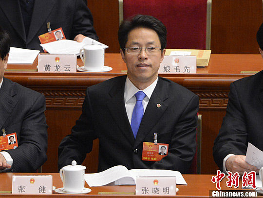 資料圖：香港中聯(lián)辦主任張曉明。中新社發(fā) 廖攀 攝