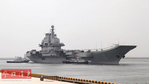 資料圖片：“遼寧艦”出海開展科研試驗和訓(xùn)練。新華社發(fā)