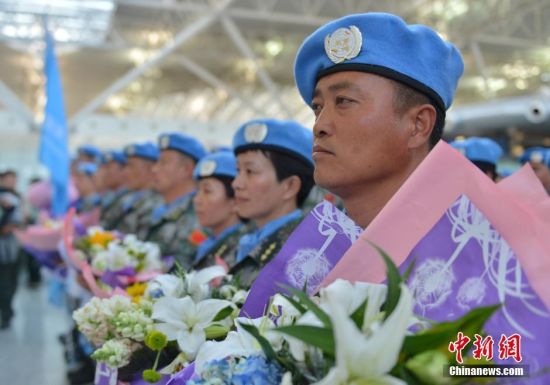 資料圖：維和部隊官兵。