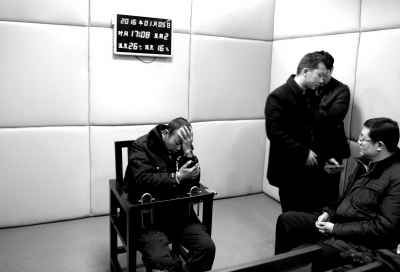 1月5日，犯罪嫌疑人馬永平在接受審訊。