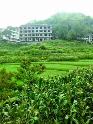 湖南新邵縣迎光鄉(xiāng)上沙溪村支書彭承雙家新蓋的房子。