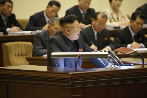 金正恩出席朝鮮勞動黨第8次思想工作者大會。