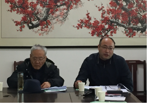 （左：原周口地區(qū)常委秘書長梁祖靈 ；右：鄲城縣委常委組織部長侯磊 ）
