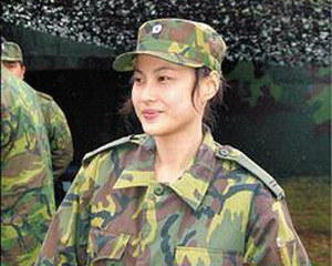 　臺灣最美女軍官。