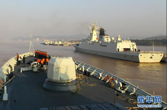 我國海軍編隊進入西太聯(lián)洋訓(xùn)練