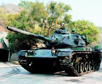 圖為M60A3同型戰(zhàn)車。圖片來源：臺灣媒體