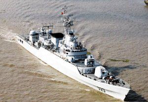 中國(guó)海軍053H3江衛(wèi)II型護(hù)衛(wèi)艦。