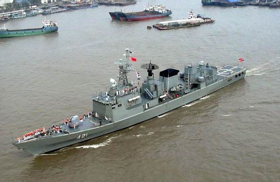 資料圖：中國為泰國建造的納萊頌恩級護衛(wèi)艦。