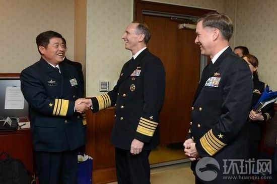 解放軍海軍副司令訪美談及環(huán)太軍演。